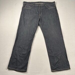 Levi's 569 Jeans Mens 38x30 (Fits 42x31) Boot Cut Dark Wash Denim Classic‎